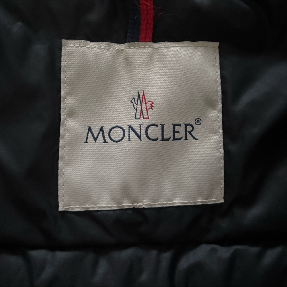 Moncler Kids Down Jacket Enfant Urzay Warm Puffer Coat Navy Boy Girl Size 6 - Picture 4 of 13
